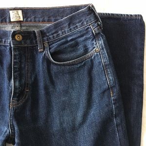 34x32” JCrew men’s dark wash jeans